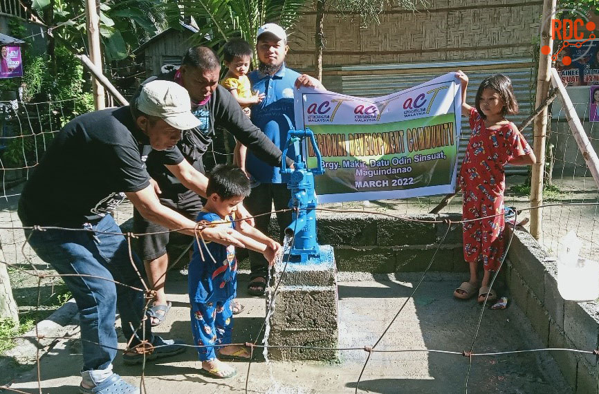 Logolized Water well in MAGUINDANAO, PHILIPPINES 1